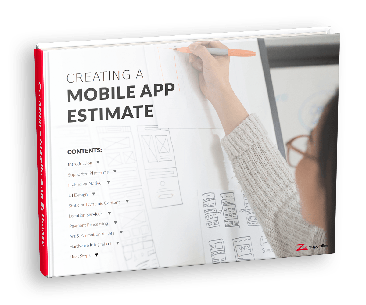 Cover for the Creating a Mobile App Estimate eBook